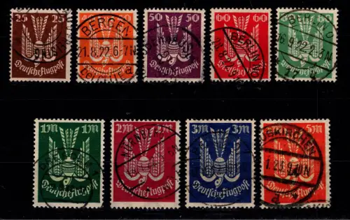 Deutsches Reich 210-218 gestempelt #DCF20