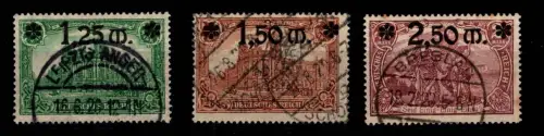 Deutsches Reich 116-118 gestempelt #DCF14