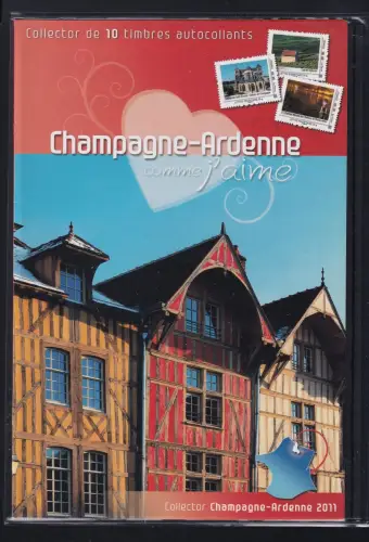 Frankreich 10x 20 g lettres postfrisch Kollektion Champagne-Ardenne 2011 #DCG12