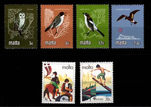 Malta 624-627 + 628-629 postfrisch #DCE88