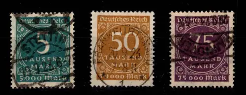 Deutsches Reich 274-276 gestempelt #DCF27