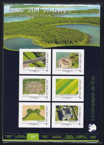 Frankreich 6x 20 g lettres postfrisch Kollektion Campagnes Francaise #DCG14