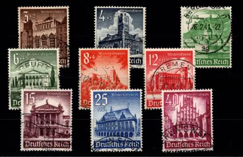 Deutsches Reich 751-759 gestempelt #DCF53