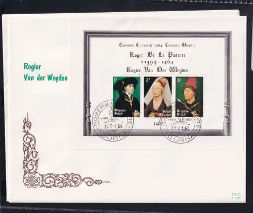 Belgien Block 30 + Block 31 als Ersttagsbrief #DCD19