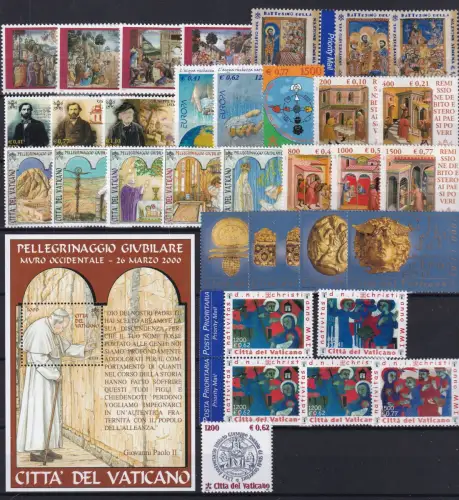 Vatikan Jahrgang 2001 postfrisch #OP942