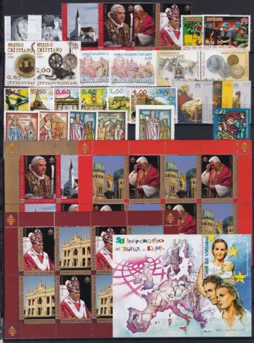 Vatikan Jahrgang 2007 postfrisch #OP948