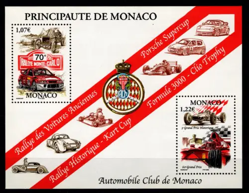 Monaco Block 83 postfrisch #OU901