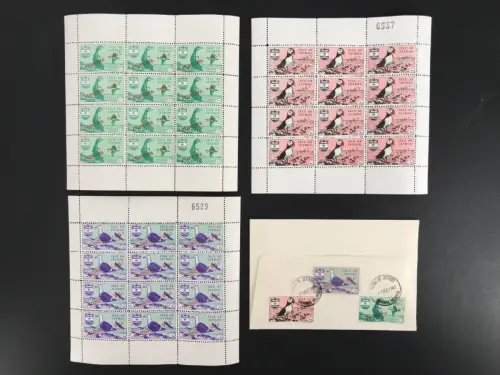 Isle of Jetouh 3 Kleinbögen postfrisch Europa CEPT 1961 #IY816