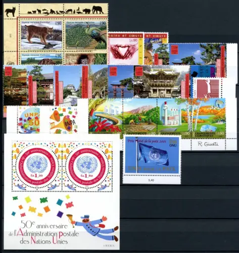 UNO Genf Jahrgang 2001 postfrisch #GW840