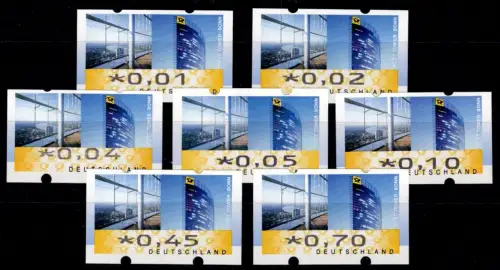 BRD Bund Automatenmarken 7 RS3 postfrisch #OC840