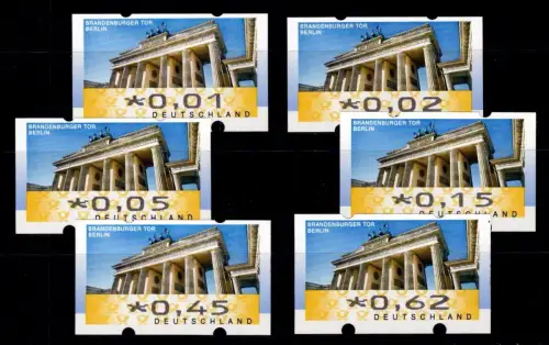 BRD Bund Automatenmarken 6 RS2 postfrisch #NY800