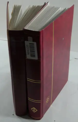 DDR Sammlungsartiges Lager mit Marx Blöcken in 2 Einsteckalben #MA326