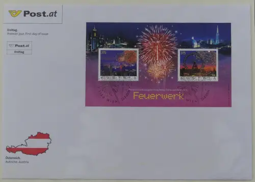 Österreich Kleinbögen FDCs 2000 auf Seiten #MA306