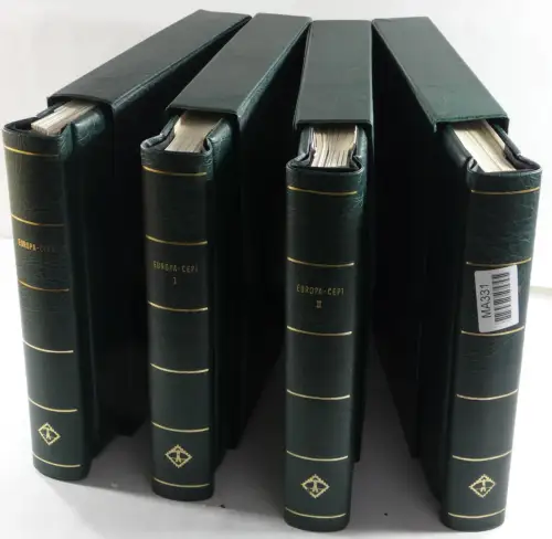 Cept umfangreicher Bestand gestempelt in 4 Leuchtturm-Bindern #MA331