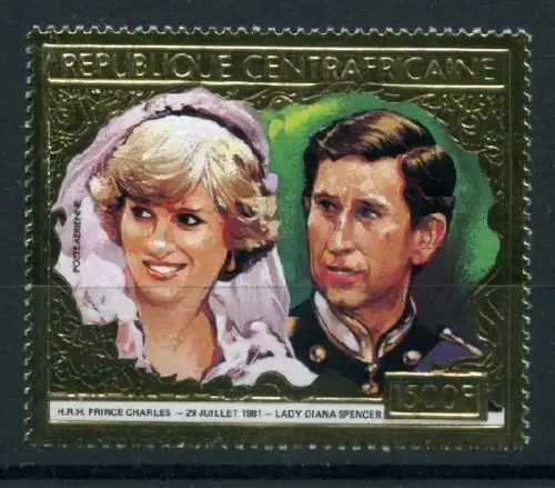 Zentralafrika 765 postfrisch Königshäuser #HB084