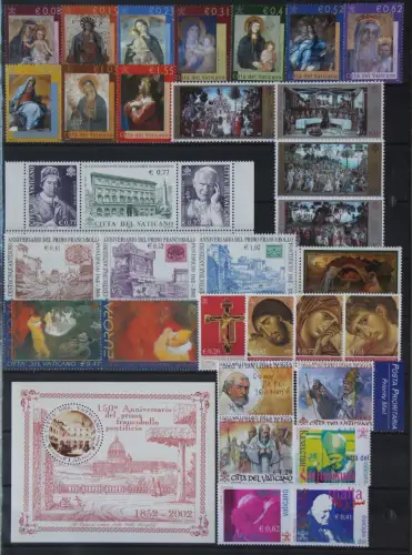 Vatikan Jahrgang 2002 postfrisch #KS229