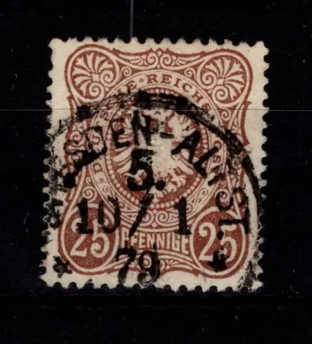 Deutsches Reich 35 b gestempelt geprüft Wiegand BPP #DBY69