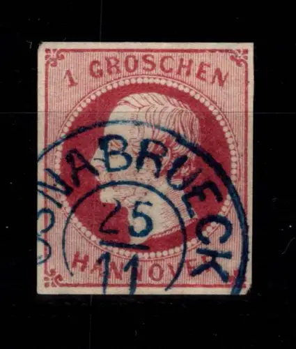 Hannover 14 c gestempelt tiefst geprüft Berger BPP #DCA92