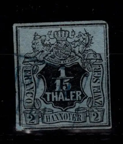 Hannover 4 gestempelt signiert Ressel #DCA62