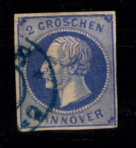 Hannover 15 b gestempelt leichte Mängel #DCA94