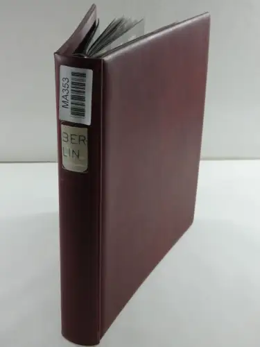 Berlin postfrisch und gestempelt besammelt im Lindner Album #MA353