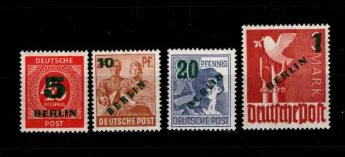 Berlin 64-67 postfrisch geprüft Schlegel BPP #DCK40