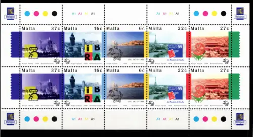 Malta 1067-1071 postfrisch Kleinbogen / Post #OE511