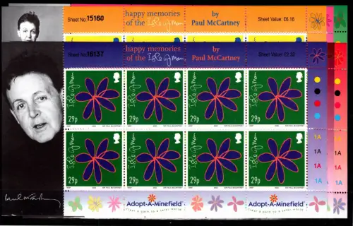 Isle of Man 978-983 postfrisch Kleinbogensatz / Musik #OE582