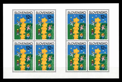 Slowakei 368 postfrisch Kleinbogen / CEPT #OE560