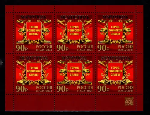 Russland 3461-3462 postfrisch als Kleinbogen #DBN47