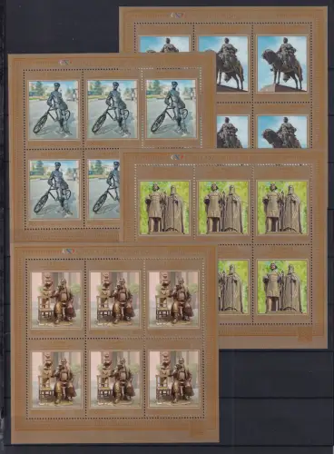 Russland 3523-3526 postfrisch als Kleinbogensatz #DBN70