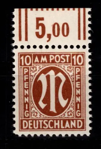 Bi-Zone 22 D z postfrisch tiefst geprüft Hettler BPP #DDN27