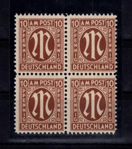 Bi-Zone 22 D z postfrisch Attest Wehner BPP #DDN26