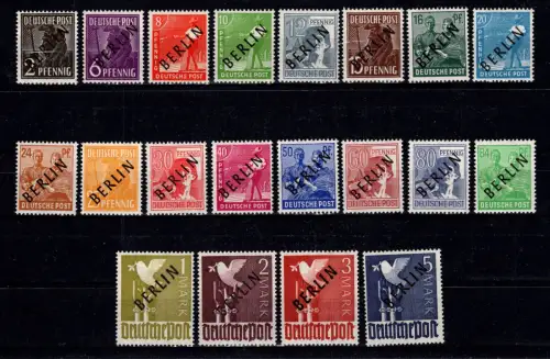 Berlin 1-20 postfrisch geprüft Schlegel BPP #DCK39