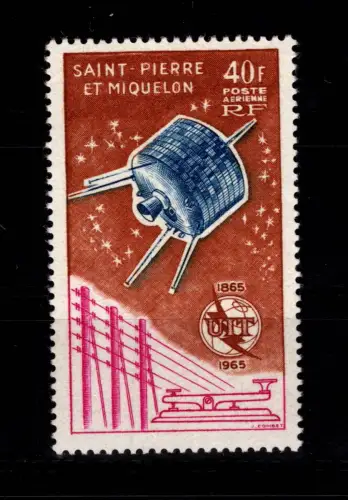St. Pierre et Miquelon 412 postfrisch Motiv Fernmeldeunion #DCZ29