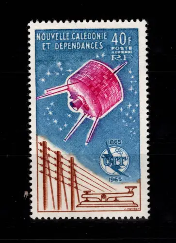 Neukaledonien 412 postfrisch Motiv Fernmeldeunion #DCZ28