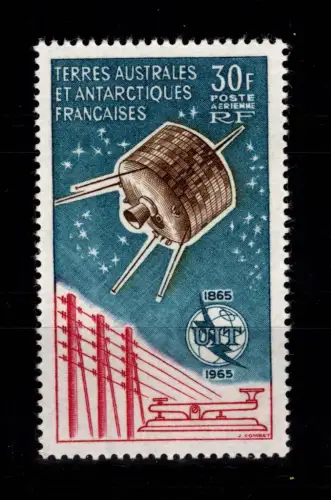 Französische Gebiete in der Antarktis 32 postfrisch Motiv Fernmeldeunion #DCZ26