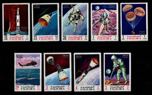 Fujeira 390-398 A postfrisch Raumfahrt #OS117