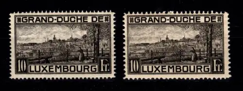 Luxemburg 143 A + B postfrisch #OS137