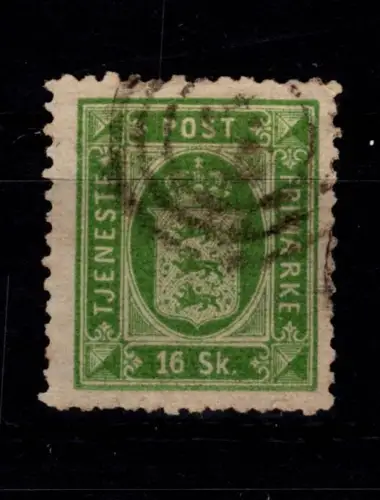 Dänemark Dienstmarken 3 A gestempelt #DDT91