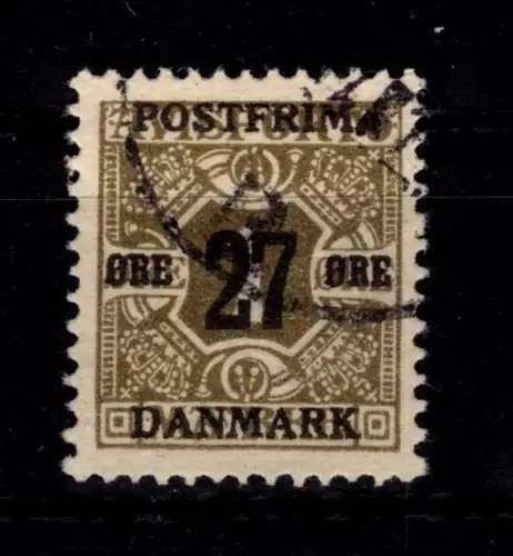 Dänemark 84 X gestempelt geprüft Osper BPP #DDT55