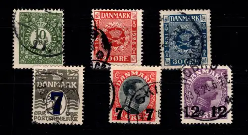 Dänemark 153-158 gestempelt #DDT68
