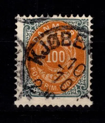 Dänemark 31 II Z B gestempelt #DDT31