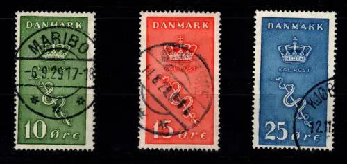 Dänemark 177-179 gestempelt #DDT75