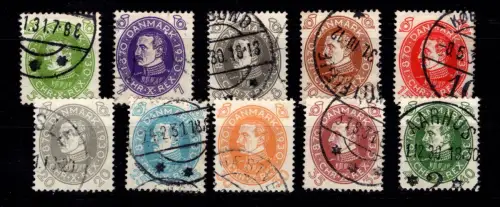 Dänemark 185-194 gestempelt #DDT73
