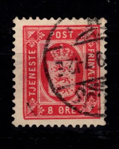 Dänemark Dienstmarken 6 Y B gestempelt #DDT94