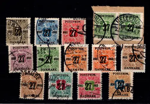 Dänemark 84-96 gestempelt #DDT59