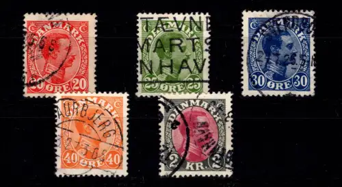 Dänemark 146-150 gestempelt #DDT66
