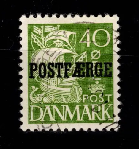 Dänemark Postfähre-(Paket)-Marken 19 II gestempelt #DDU13