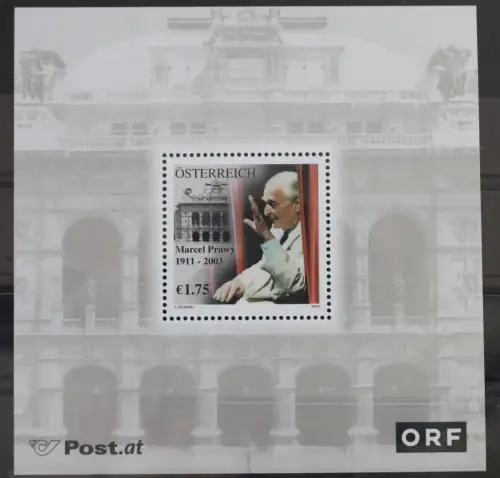 Österreich Block 19 mit 2411 postfrisch #VT217